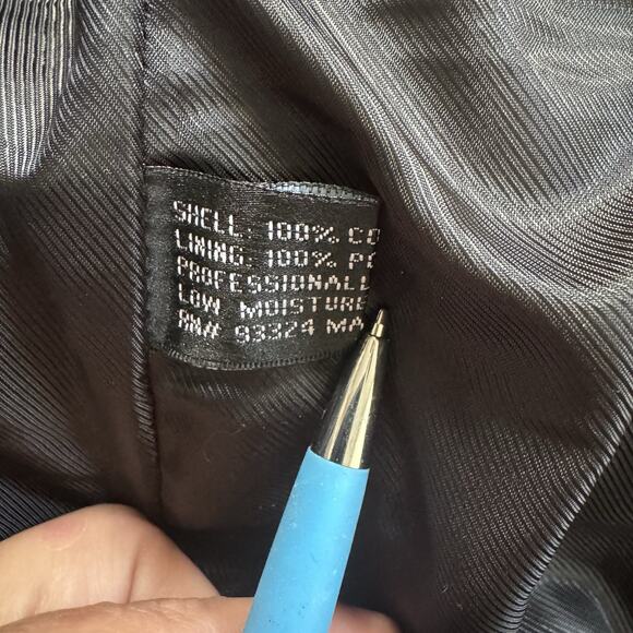 Alan Flusser Black Corduroy Blazer Sport Coat Men’s 44R Classic 2 Button Jacket - Picture 11 of 13